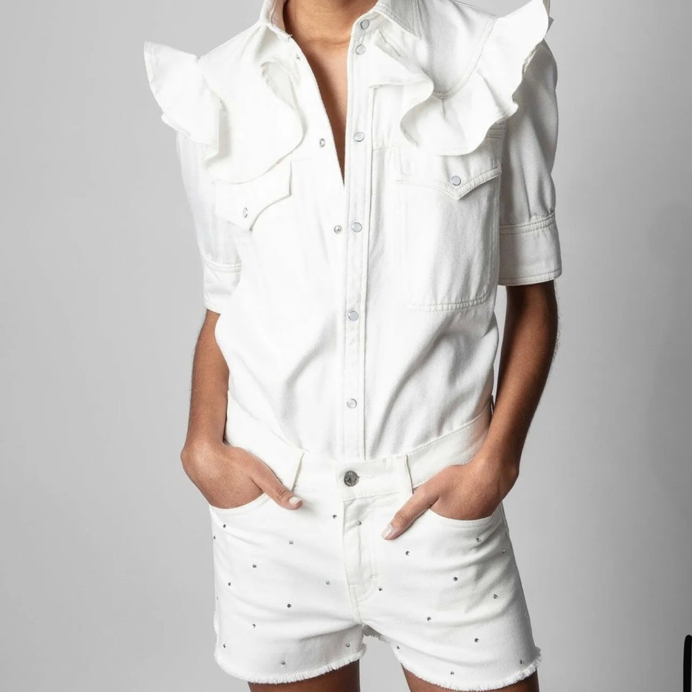 New without tags Zadig & Voltaire Toky denim shirt/jacket